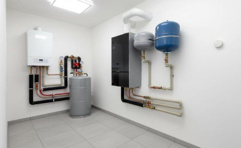 Instalacja CO z naczyniem przeponowym i zasobnikiem